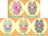 Sukuttotacchisan fuafua Sofubi mascot usagisantacchi [All 5 type set(Full Complete)]