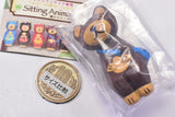Asian interior goods Koshikake Animals [4.Brown bear]