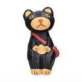 Asian interior goods Koshikake Animals [5.Black bear]