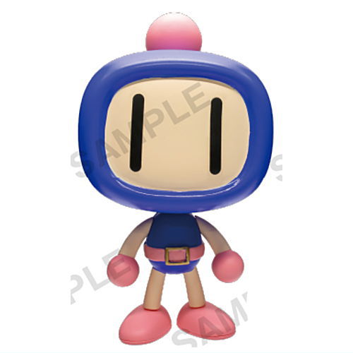 Bomberman capsule figure [2.Blue Bomber]