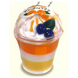Today's reward dessert mascot ball chain [5.Mango parfait]