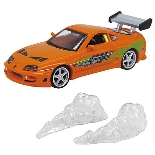 Hobby Gacha Fast and Furious [3.Toyota Supra + Smoke Parts]