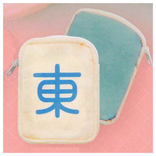 Cute mahjong mahjong tiles fukafuka pouch [2.Ton]