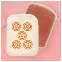 Cute mahjong mahjong tiles fukafuka pouch [5.U-pin]