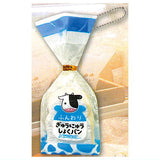Fukafuka mini plain bread mascot ball chain Part.3 [3.Milk bread]