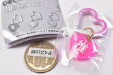 DECOPANIC Oshi Color Heart Carabiner [1.Vivid pink]