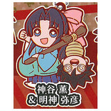 Rurouni Kenshin Meiji Kenkaku Romantan Charabanchoukou Rubber mascot [3.Kaoru Kamiya & Yahiko Myojin]
