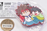 Rurouni Kenshin Meiji Kenkaku Romantan Charabanchoukou Rubber mascot [4.Yahiko Myojin & Sanosuke Sagara]