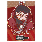 Rurouni Kenshin Meiji Kenkaku Romantan Charabanchoukou Rubber mascot [7.Hajime Saito]