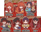 Rurouni Kenshin Meiji Kenkaku Romantan Charabanchoukou Rubber mascot [All 7 type set (Full Complete)]