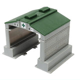 Mini Motor Train Part.5 E6 Series Komachi & Doctor Yellow [15.[Structure] Structure garage]