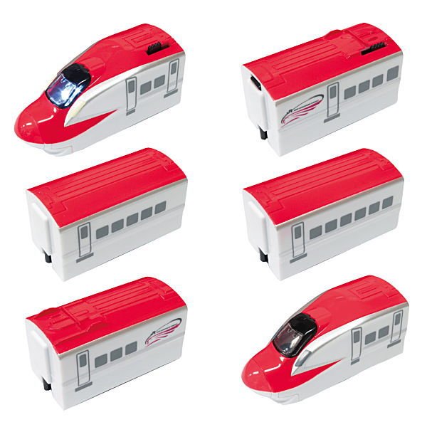 Mini Motor Train Part.5 E6 Series Komachi & Doctor Yellow [Akita Shinkansen E6 Series Komachi 6 types set (1.2.3.4.5.6)]