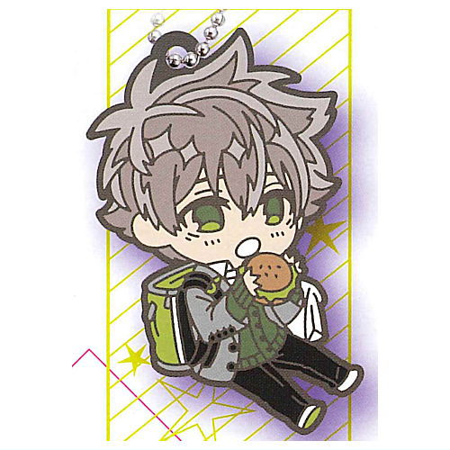 Deformed Rubber! Tokyo Aliens key chain [6.Akira Gunji (uniform)]