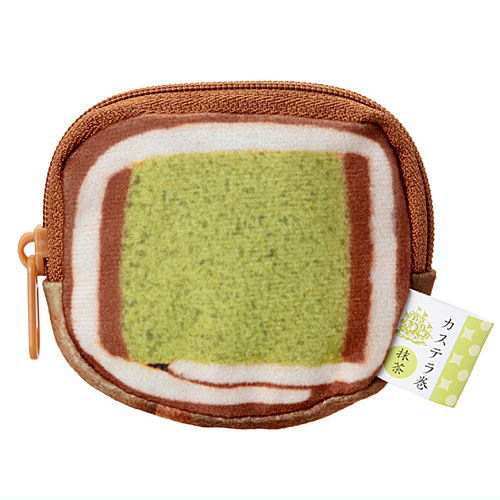 Bunmeido Tokyo 3 o'clock snack pouch [3.Castella roll (matcha)]