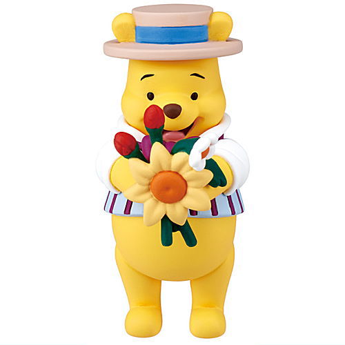 Winnie the Pooh Costume Figure Collection Part.2 [4.Pooh (bouquet) New Winnie the Pooh]