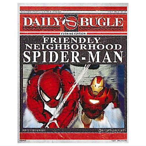 Spider-Man Daily Bugle Fabric Poster Collection PART.2 [1.Spider-Man & Iron Man]