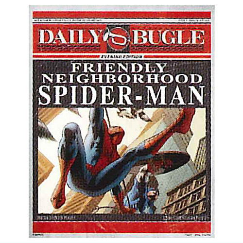 Spider-Man Daily Bugle Fabric Poster Collection PART.2 [2.Spider-Man & Captain America]