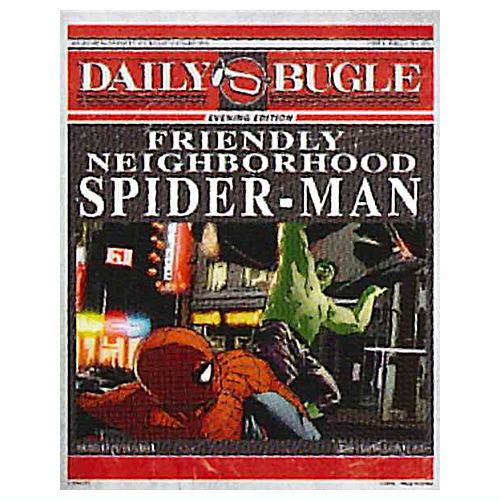 Spider-Man Daily Bugle Fabric Poster Collection PART.2 [3.Spider-Man & Hulk]