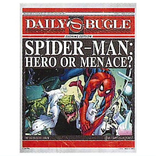 Spider-Man Daily Bugle Fabric Poster Collection PART.2 [6.Spider-Man VS THE LIZARD]