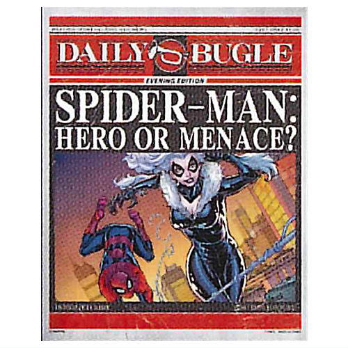 Spider-Man Daily Bugle Fabric Poster Collection PART.2 [7.Spider-Man VS Black Cat]