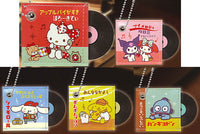 Sanrio Characters Record-shaped Ball Chain [All 5 type set (Full Complete)]