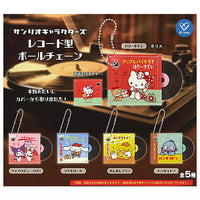 Sanrio Characters Record-shaped Ball Chain [All 5 type set (Full Complete)]