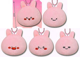 Asamimichan face stuffed mascot [All 5 type set (Full Complete)]