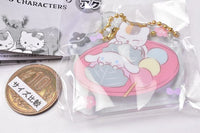 Natsume Yuujinchou Sanrio Characters Collaboration Acrylic Keychain [3.Cinnamoroll x Nyanko Sensei]