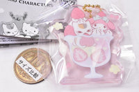 Natsume Yuujinchou Sanrio Characters Collaboration Acrylic Keychain [4.My Melody x Nyanko Sensei]