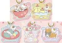 Natsume Yuujinchou Sanrio Characters Collaboration Acrylic Keychain [All 5 type set(Full Complete)]