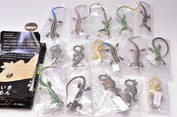 Nature Techni colour MONO PLUS Lizards and geckos magnets & ball chains [All 16 type set(Full Complete)]