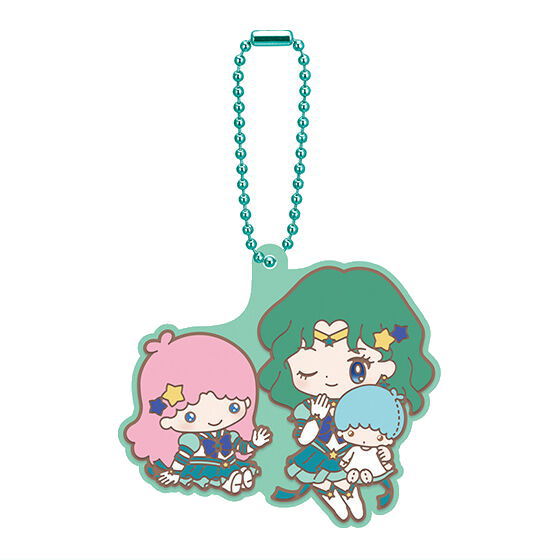 The Movie Sailor Moon Cosmos x Sanrio Characters Rubber Mascot Part.2 [3.Eternal Sailor Neptune x Lala (Little Twin Stars)]