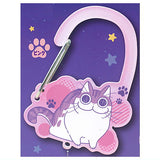 Yoru wa Neko to Issho Kyuruga acrylic carabiner [1.Pink]