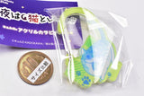 Yoru wa Neko to Issho Kyuruga acrylic carabiner [3.Green]