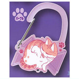 Yoru wa Neko to Issho Kyuruga acrylic carabiner [5.Purple]