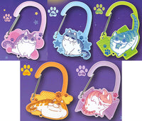 Yoru wa Neko to Issho Kyuruga acrylic carabiner [All 5 type set (Full Complete)]