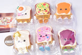 Toast bread boy stand figure [All 6 type set(Full Complete)]
