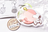 PEANUTS SNOOPY Mejirushi rubber charm Fruits ga ippai! [1.Peach]