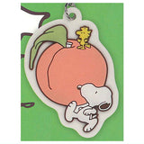 PEANUTS SNOOPY Mejirushi rubber charm Fruits ga ippai! [1.Peach]