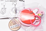 PEANUTS SNOOPY Mejirushi rubber charm Fruits ga ippai! [3.Apple]
