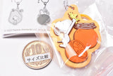 PEANUTS SNOOPY Mejirushi rubber charm Fruits ga ippai! [5.Orange]