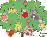 PEANUTS SNOOPY Mejirushi rubber charm Fruits ga ippai! [All 8 type set(Full Complete)]