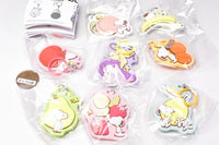 PEANUTS SNOOPY Mejirushi rubber charm Fruits ga ippai! [All 8 type set(Full Complete)]
