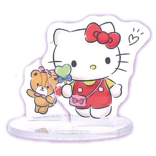 Sanrio Characters Shopping Together Acrylic Stand [3.Hello Kitty]