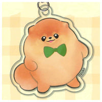 Fuwafuwa pome Popochi Acrylic Keychain [6.Friend (brown)]