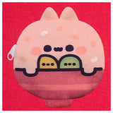 youmask donbutsu fluffy die-cut pouch [2.Shiromeshi nekodon]