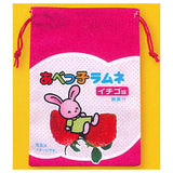 Abekko Ramune kinchaku pouch [2.Strawberry]