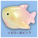 Mochikko Shark Clears sofubi Part.2 [5.Yellow & pink]