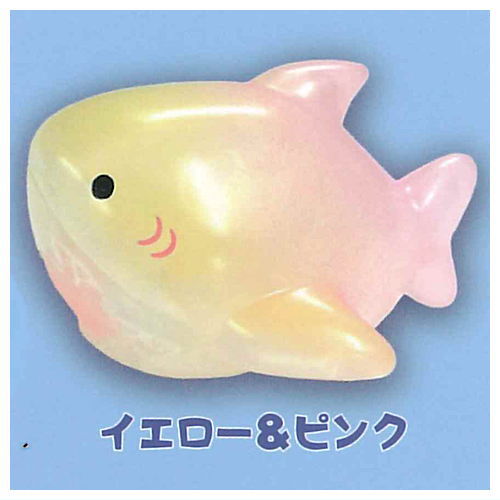 Mochikko Shark Clears sofubi Part.2 [5.Yellow & pink]