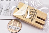 Sanrio Characters Sauna Wood Keychain [8.Tuxedo Sam]